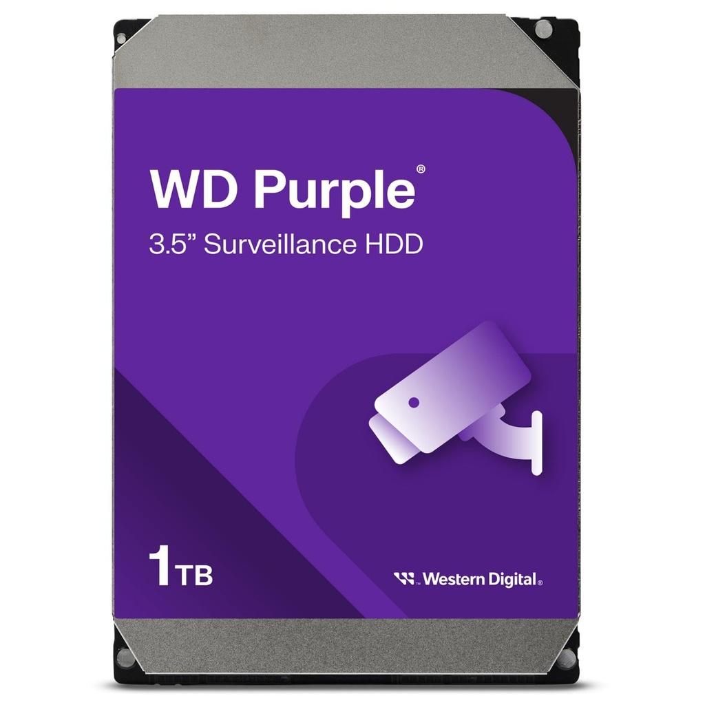 HD WD 1 TB PURPLE هارد دسك ويسترون ديجتال 1 تيرا اللون موف