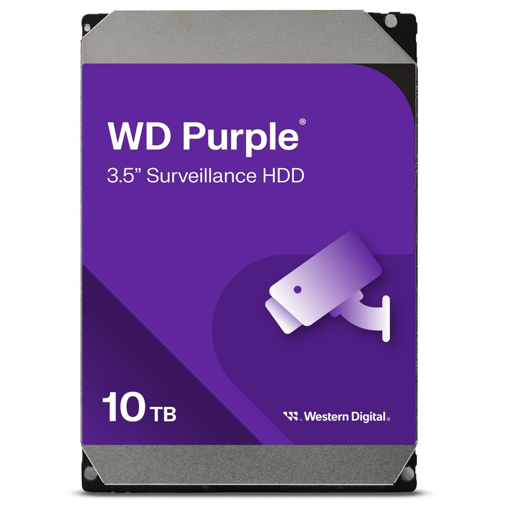 HD WD 10 TB PURPLE هارد دسك ويسترون ديجتال 10 تيرا اللون موف واحه جديد-4649547-