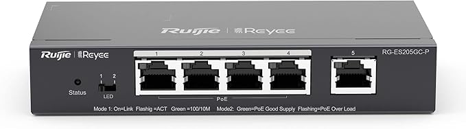 - 6971693270381 -سويتش روجي 5 منافذ روجي  RG-ES205GC-P