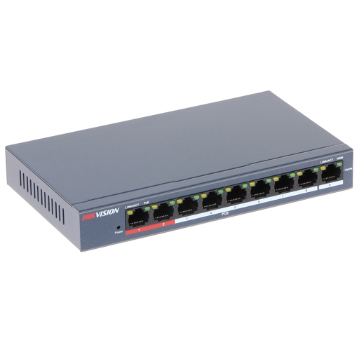 6931847199593 - سويتش 8 منافذ   10/100 DS-3E1309P-EI/M(B)(O-STD)  8 Port POE