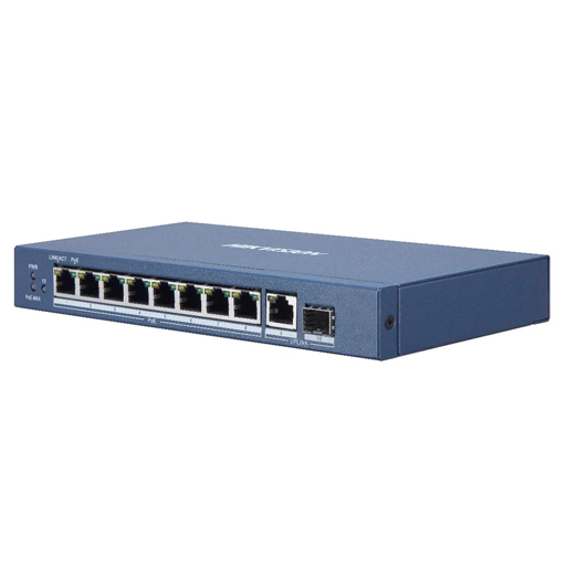 6942160450063  سويتش 8 منافذ   1000 Gigabit smart managed POE  DS-3E1510P-Ei/M 8 Port POE
